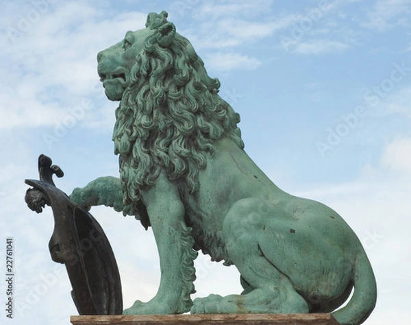 Fototapeta Lion Statue