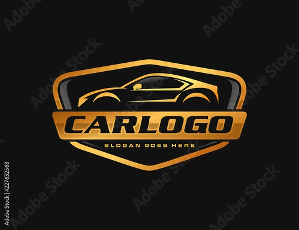 Obraz Automotive car logo template