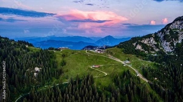 Fototapeta Bergsonne