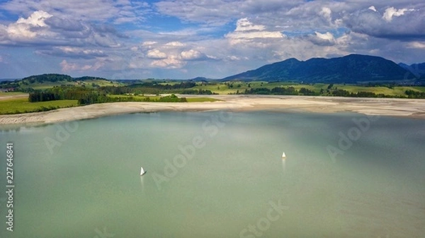 Fototapeta Forggensee leer