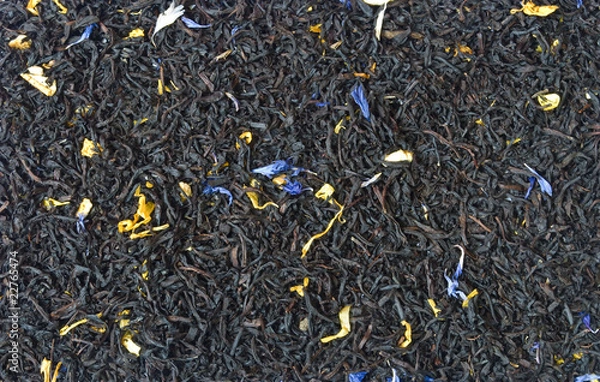 Obraz Earl Grey black tea texture