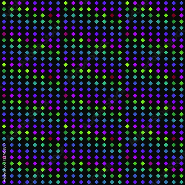 Fototapeta Seamless pattern background from a variety of multicolored squares.