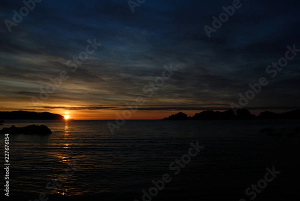 Obraz sunset over the sea