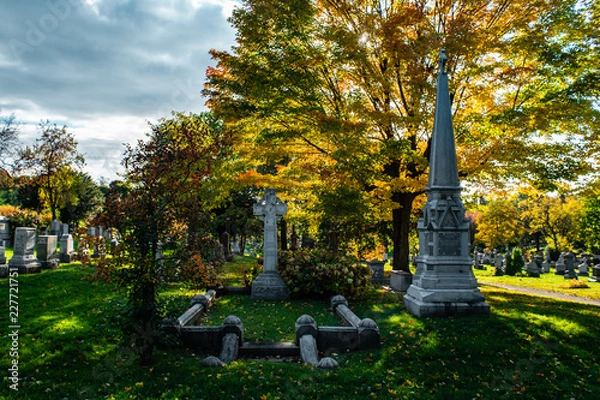Obraz Graveyard mausoleum 