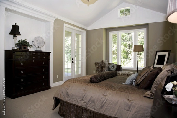 Fototapeta modern bedroom interior of living room