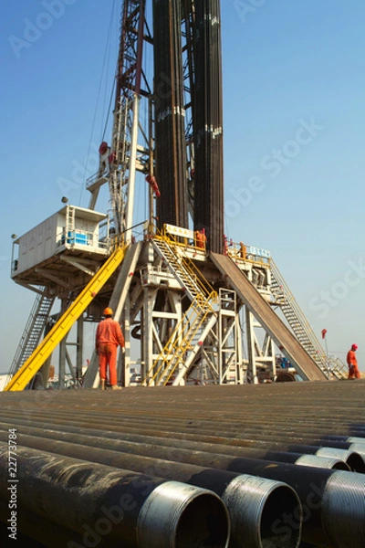 Obraz Drilling rig in china