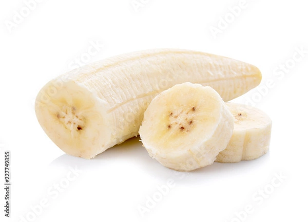 Fototapeta bananas isolated on white background