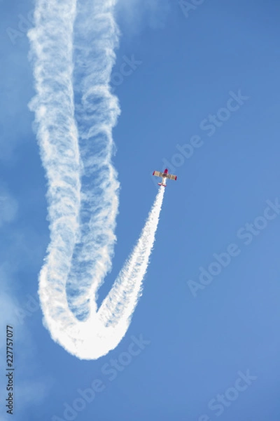 Obraz Acrobatic exhibition in flight