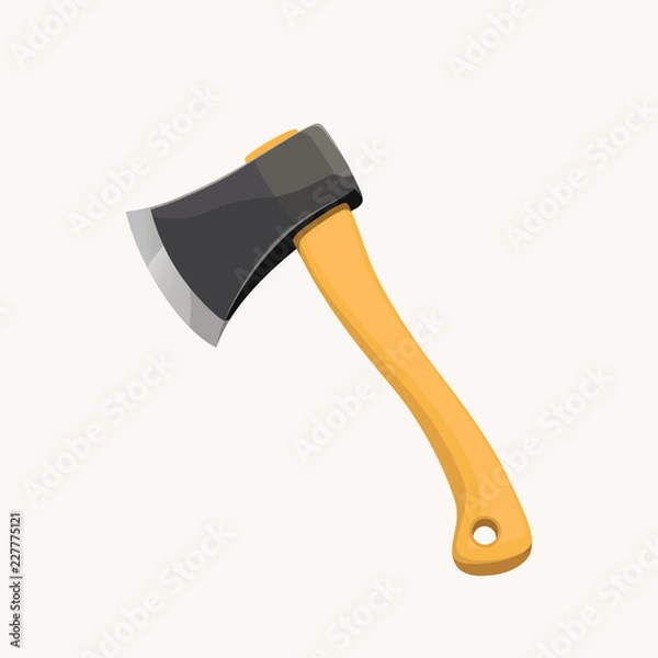 Obraz nice wooden axe