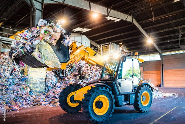 Fototapeta recykling odpadów