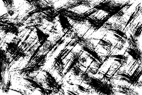 Fototapeta Vector grunge background. Black and white brush stroke pattern
