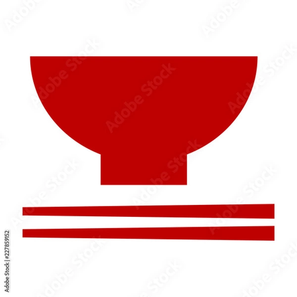 Obraz 椀　そば　うどん　アイコン