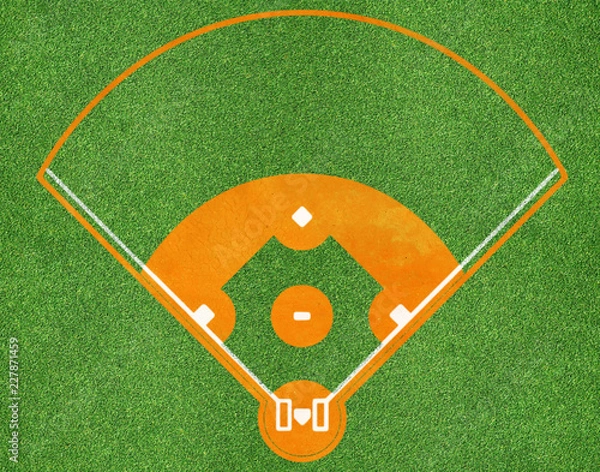 Obraz baseball field