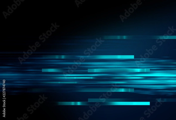 Fototapeta Big data futuristic visualization abstract illustration