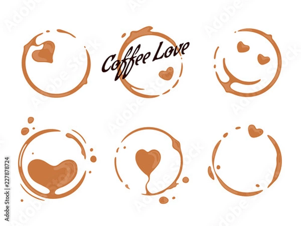 Fototapeta Cofffee stains