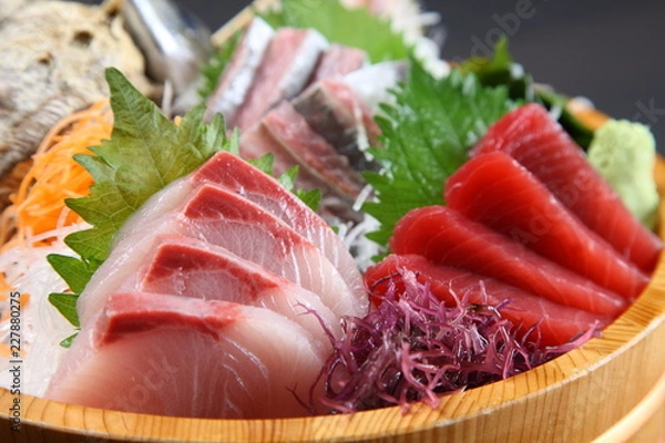 Obraz Sashimi beczki