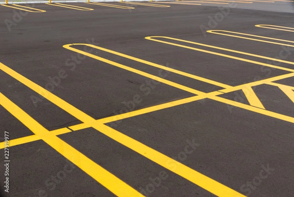 Fototapeta 道路標示　駐車区画