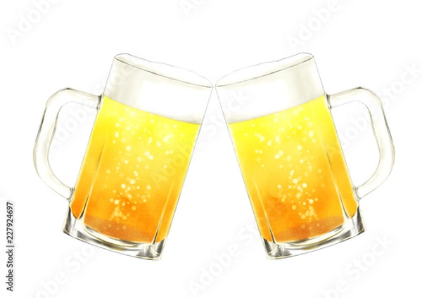 Obraz ビール乾杯