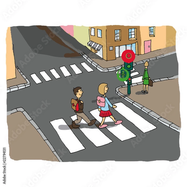 Obraz Passage piétons