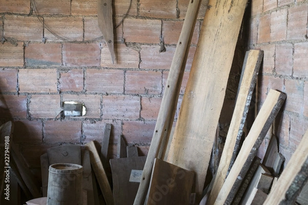 Obraz old rural cooperage