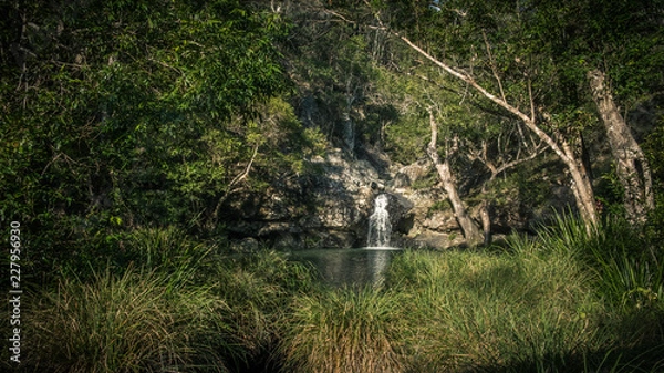 Obraz waterfall in the mountains