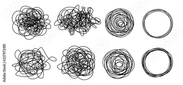 Obraz Nieczysty okrągły kulas