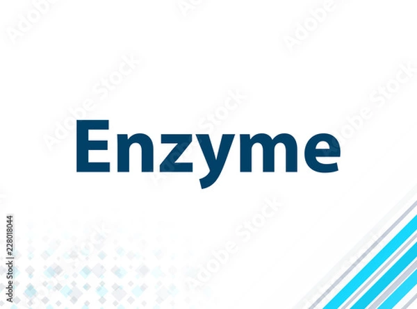 Fototapeta Enzyme Modern Flat Design Blue Abstract Background