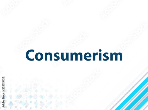 Fototapeta Consumerism Modern Flat Design Blue Abstract Background