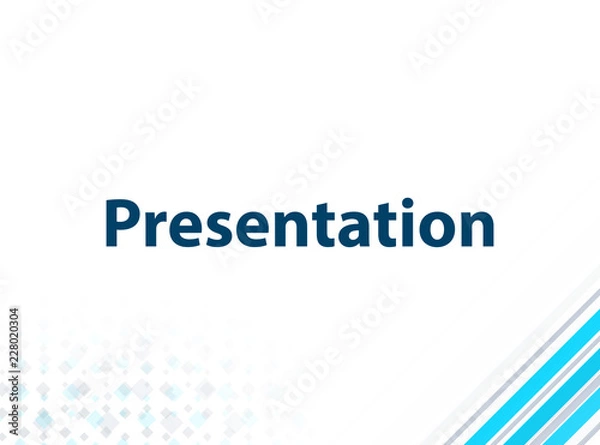 Fototapeta Presentation Modern Flat Design Blue Abstract Background