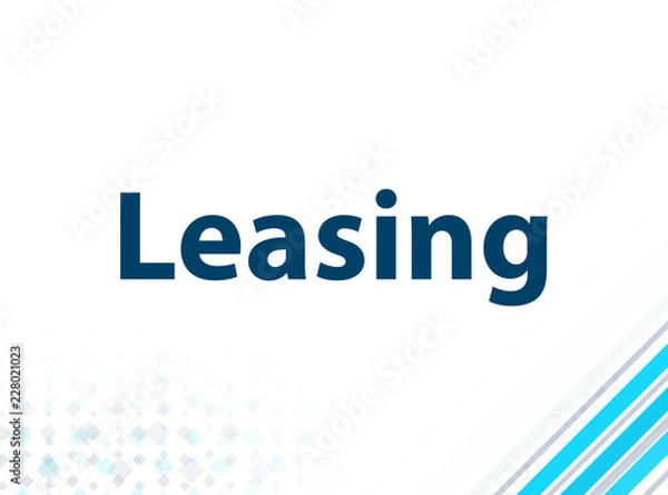 Obraz Leasing Modern Flat Design Blue Abstract Background