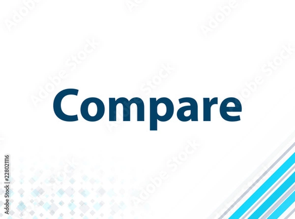 Fototapeta Compare Modern Flat Design Blue Abstract Background