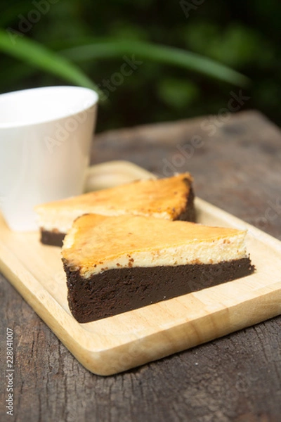 Obraz  Cheesecake  Brownie