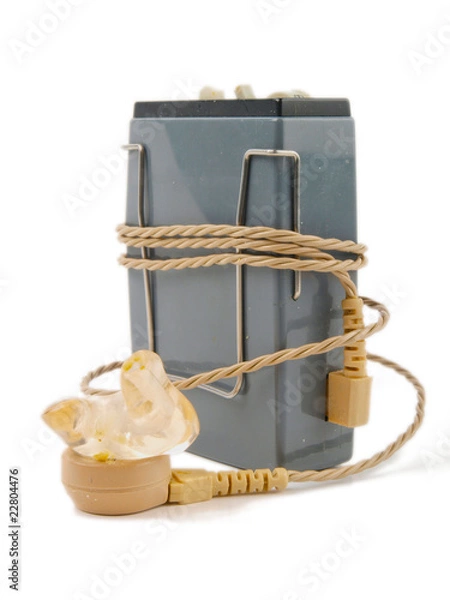 Obraz Old analog body hearing aid