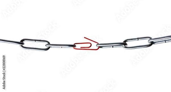 Fototapeta Weak link concept