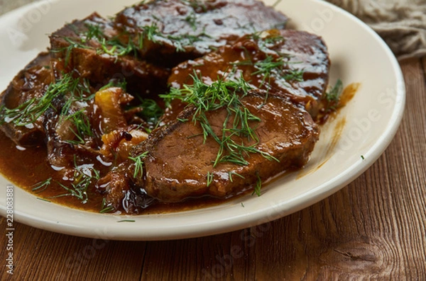Fototapeta Balsamic Braised Beef