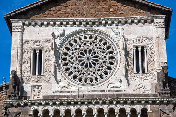 Obraz Rosone di San Pietro a Tuscania