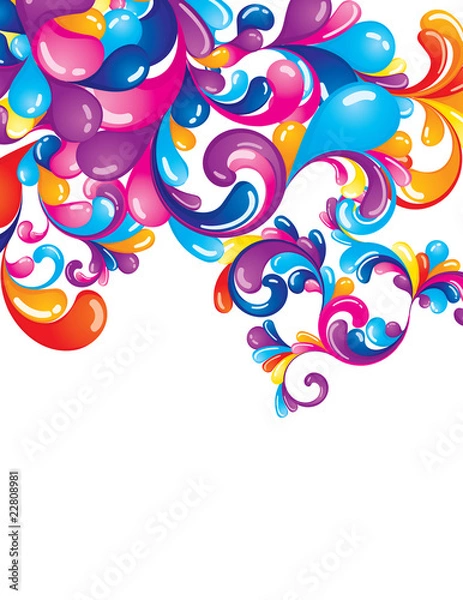 Obraz Colorful_wacky_background