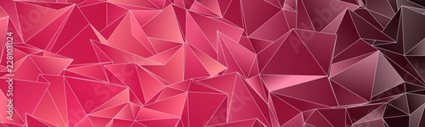 Fototapeta Triangular 3d, modern background