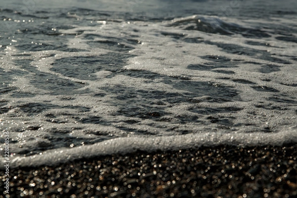 Obraz Foamy seaside, summer vacation