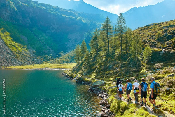 Obraz Trekking w austriackich Alpach