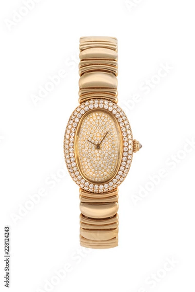Obraz Ladies luxury watch isolated