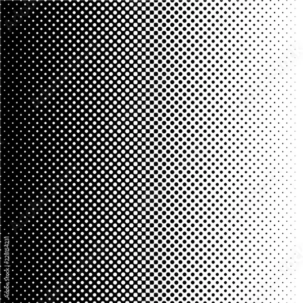 Obraz Halftone raster vector black