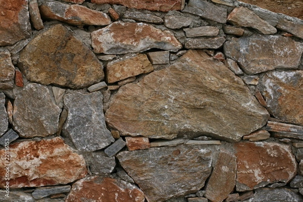 Obraz Hintergrund Natursteinmauer