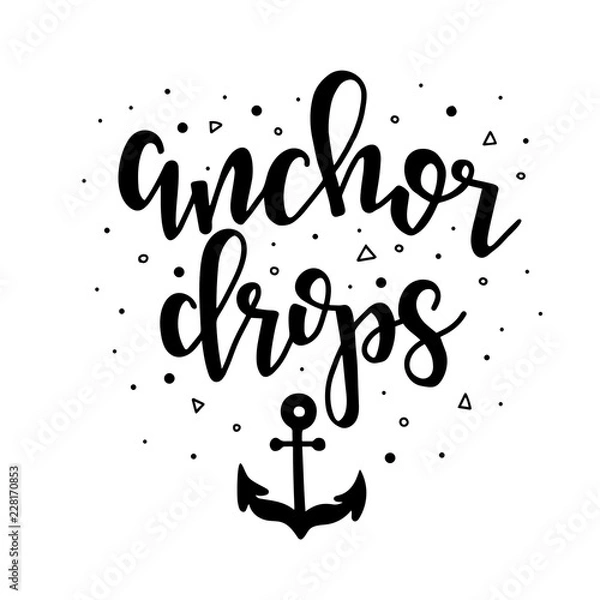 Obraz Hand drawn typography poster. Conceptual handwritten phrase Home and Family T shirt hand lettered calligraphic design. Inspirational vector