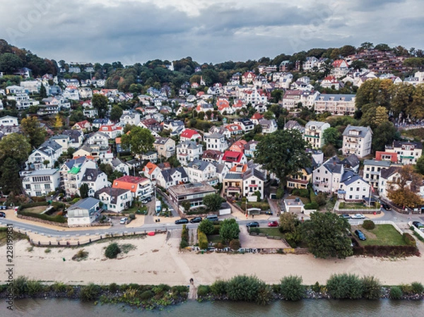 Obraz Hamburg Blankenese Aerial