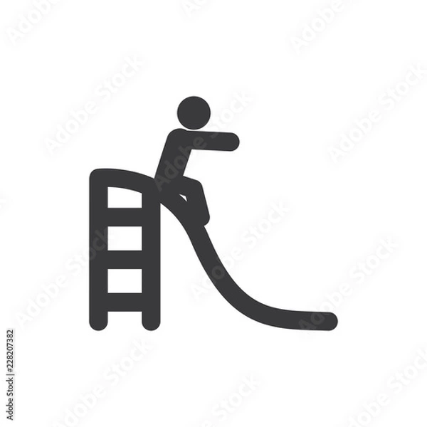 Obraz Slide vector icon