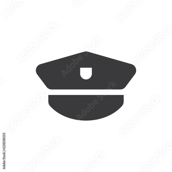 Fototapeta Policeman vector icon