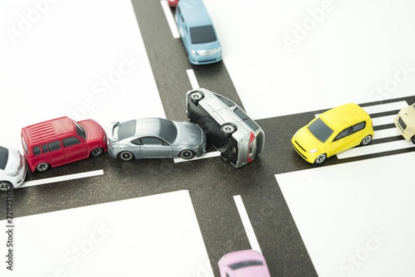 Obraz 交差点での事故イメージ