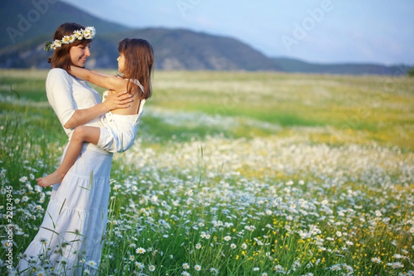 Obraz Happy mother with her child