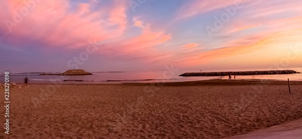 Obraz Sunset on the beacj